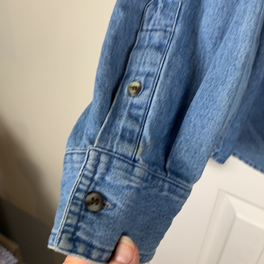 Rivers’ End chambray long sleeved button down shirt size large. 100% cotton. - Picture 3 of 5